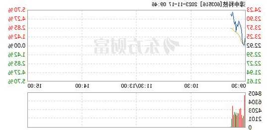 淳中科技上涨5.02%，报24.07元/股